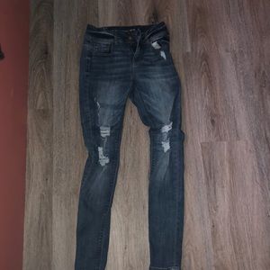 skinny ripped jeans
